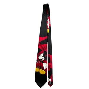 Mickey Mouse Unlimited Silk Necktie‎ Disney Cartoon Character Mens Tie